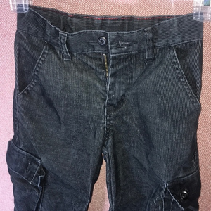 Massimo‎ boys black cargo corduroy pants jeans